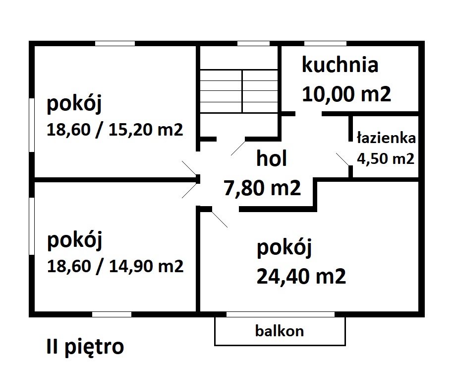 II piętro - Nieruchomości Krzysztof Górski Zamość, biuro nieruchomości, domy, mieszkania, działki, lokale, sprzedaż nieruchomości, wynajem nieruchomości