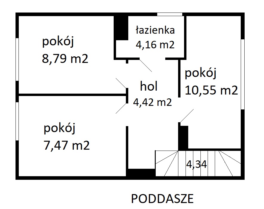 plan poddasza