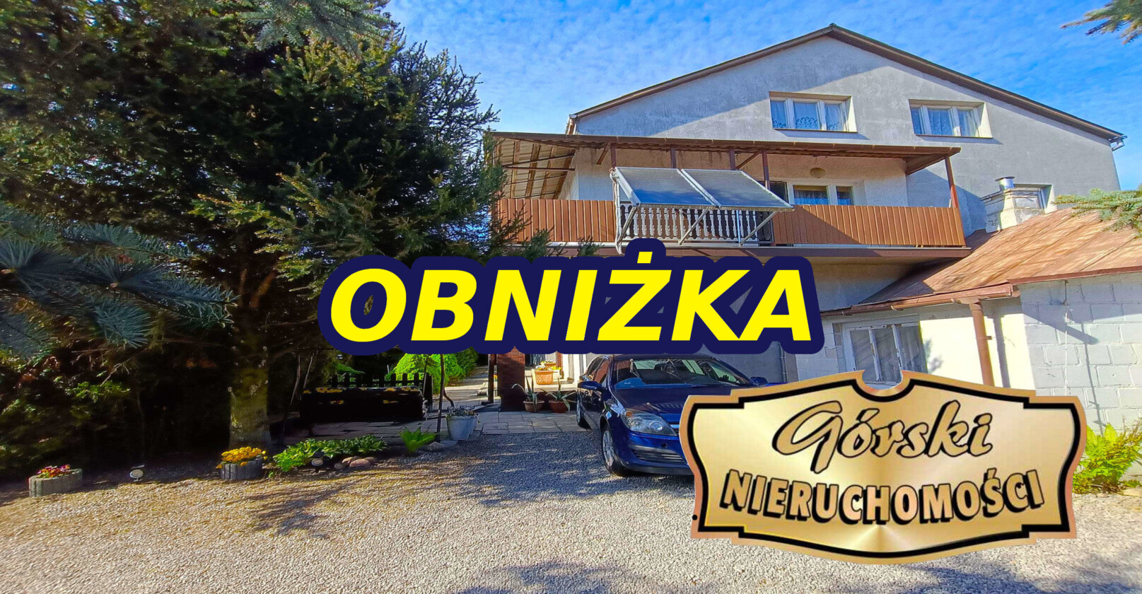 OBNIŻKA LOGO - Nieruchomości Krzysztof Górski Zamość, biuro nieruchomości, domy, mieszkania, działki, lokale, sprzedaż nieruchomości, wynajem nieruchomości