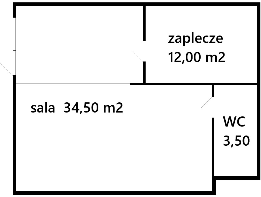 rozkład piwnica - Nieruchomości Krzysztof Górski Zamość, biuro nieruchomości, domy, mieszkania, działki, lokale, sprzedaż nieruchomości, wynajem nieruchomości
